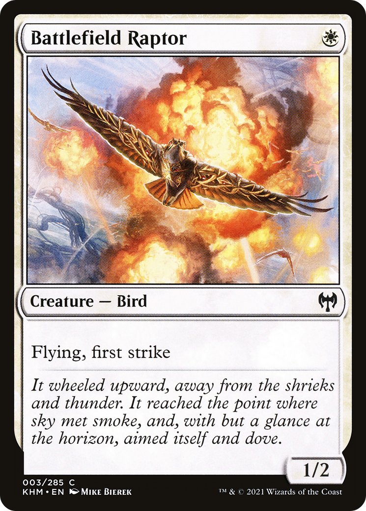Battlefield Raptor [Kaldheim] | Grognard Games