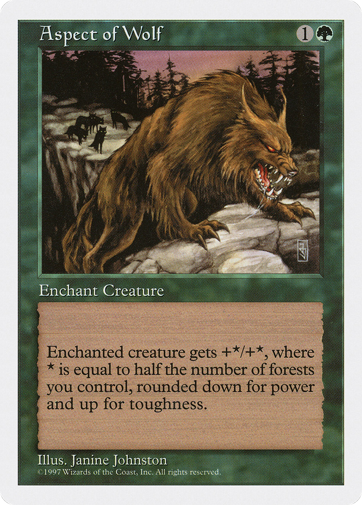 Aspect of Wolf [Fifth Edition] | Grognard Games