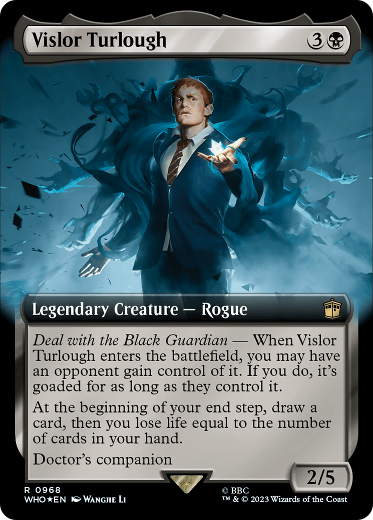 Vislor Turlough (Extended Art) (Surge Foil) [Doctor Who] | Grognard Games