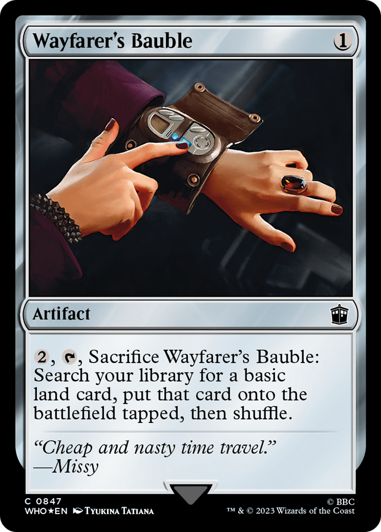 Wayfarer's Bauble (Surge Foil) [Doctor Who] | Grognard Games