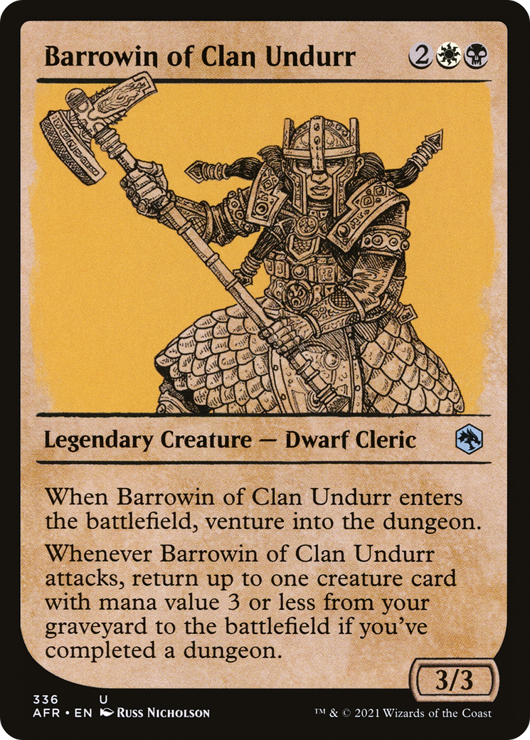 Barrowin of Clan Undurr (Showcase) [Dungeons & Dragons: Adventures in the Forgotten Realms] | Grognard Games