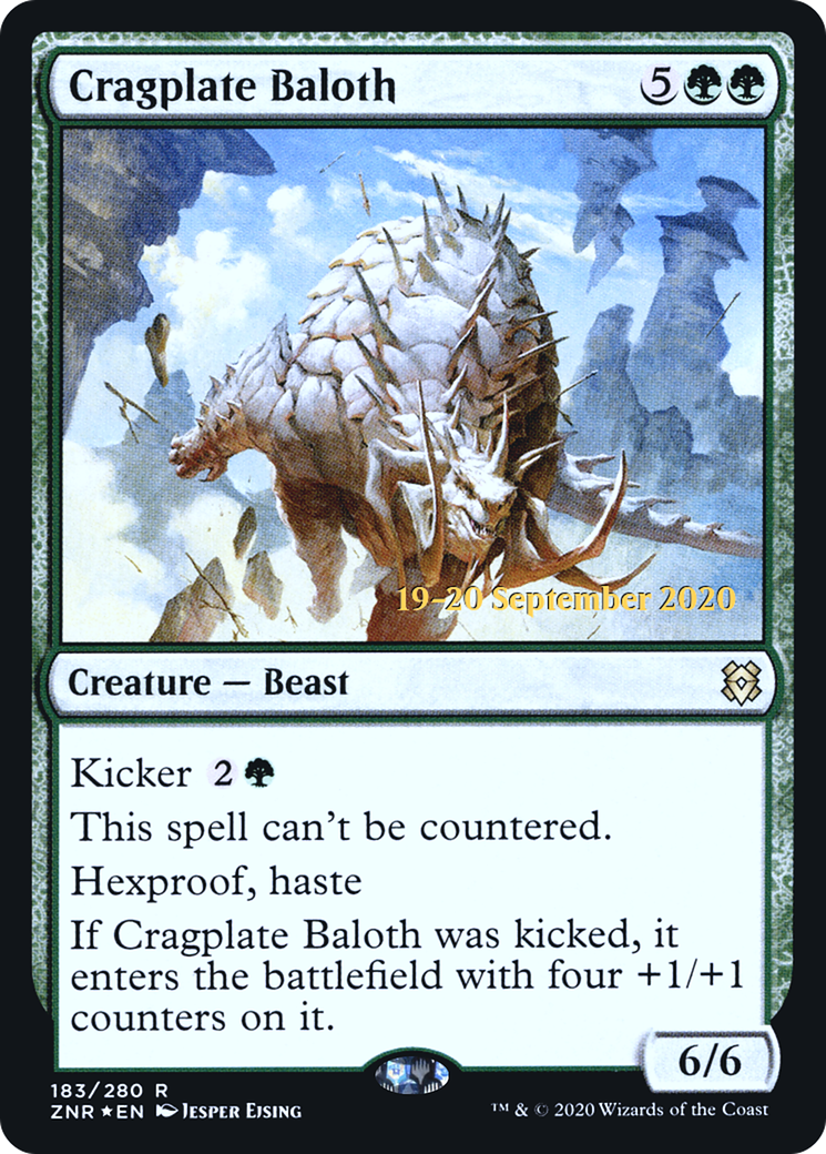 Cragplate Baloth [Zendikar Rising Prerelease Promos] | Grognard Games