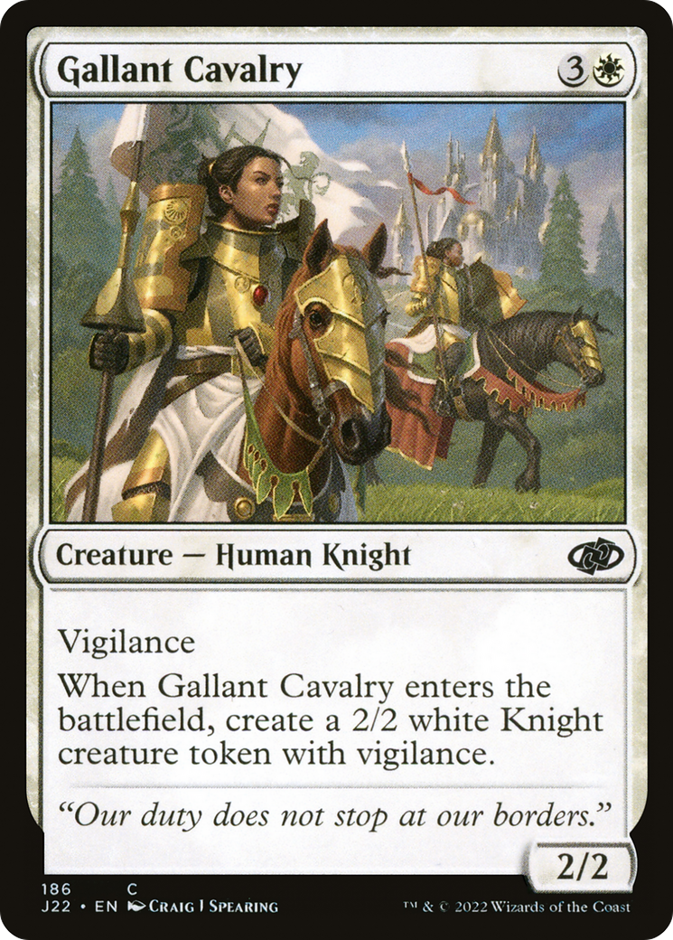 Gallant Cavalry [Jumpstart 2022] | Grognard Games