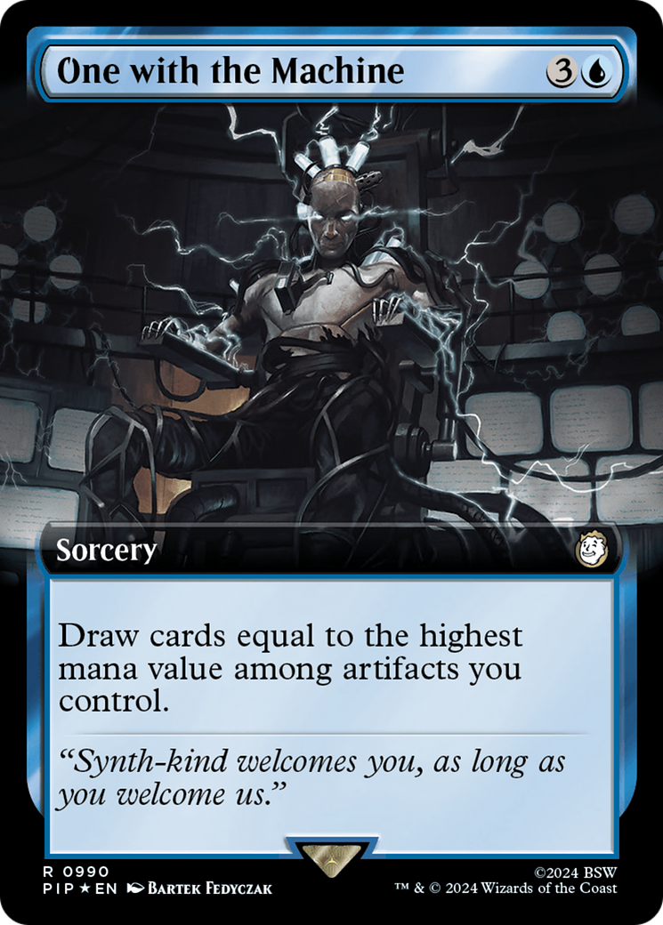 One with the Machine (Extended Art) (Surge Foil) [Fallout] | Grognard Games