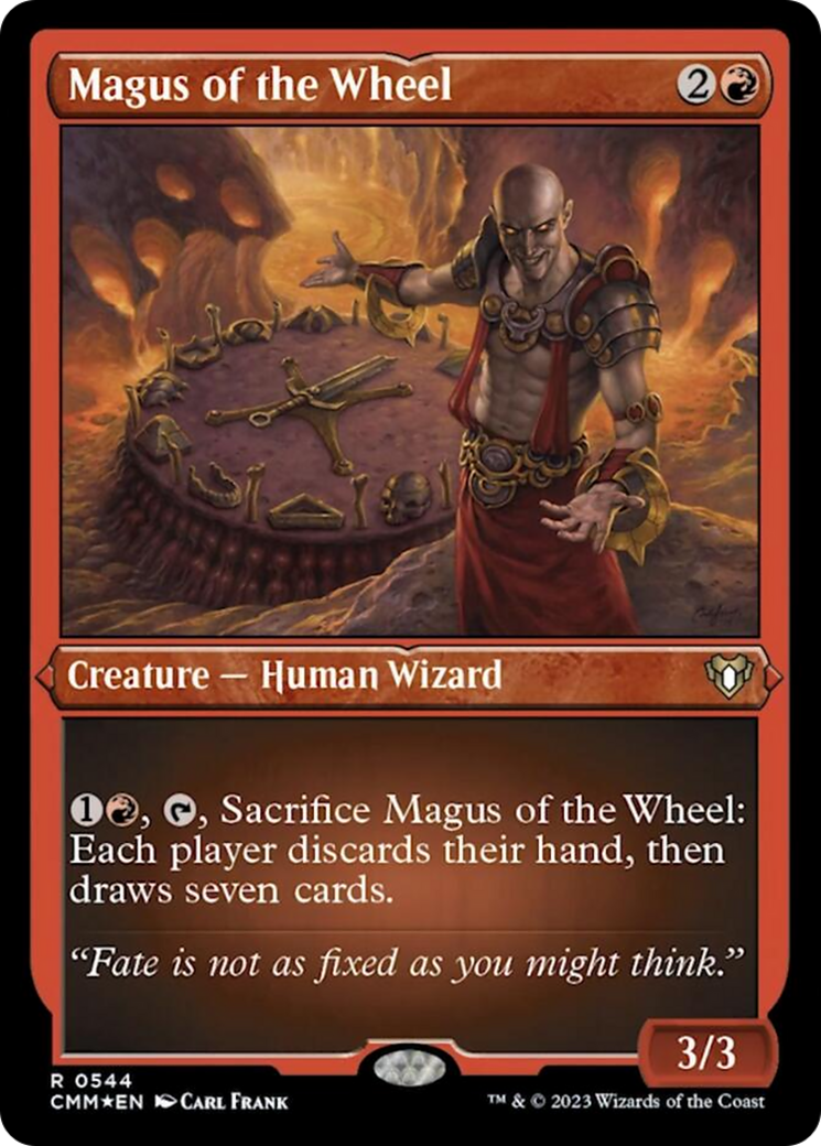 Magus of the Wheel (Foil Etched) [Commander Masters] | Grognard Games