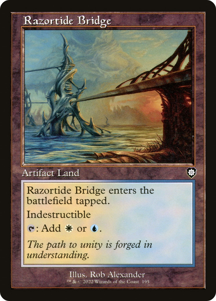 Razortide Bridge (Retro) [The Brothers' War Commander] | Grognard Games