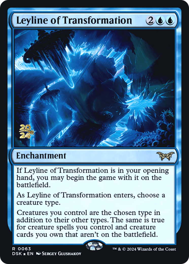 Leyline of Transformation [Duskmourn: House of Horror Prerelease Promos] | Grognard Games