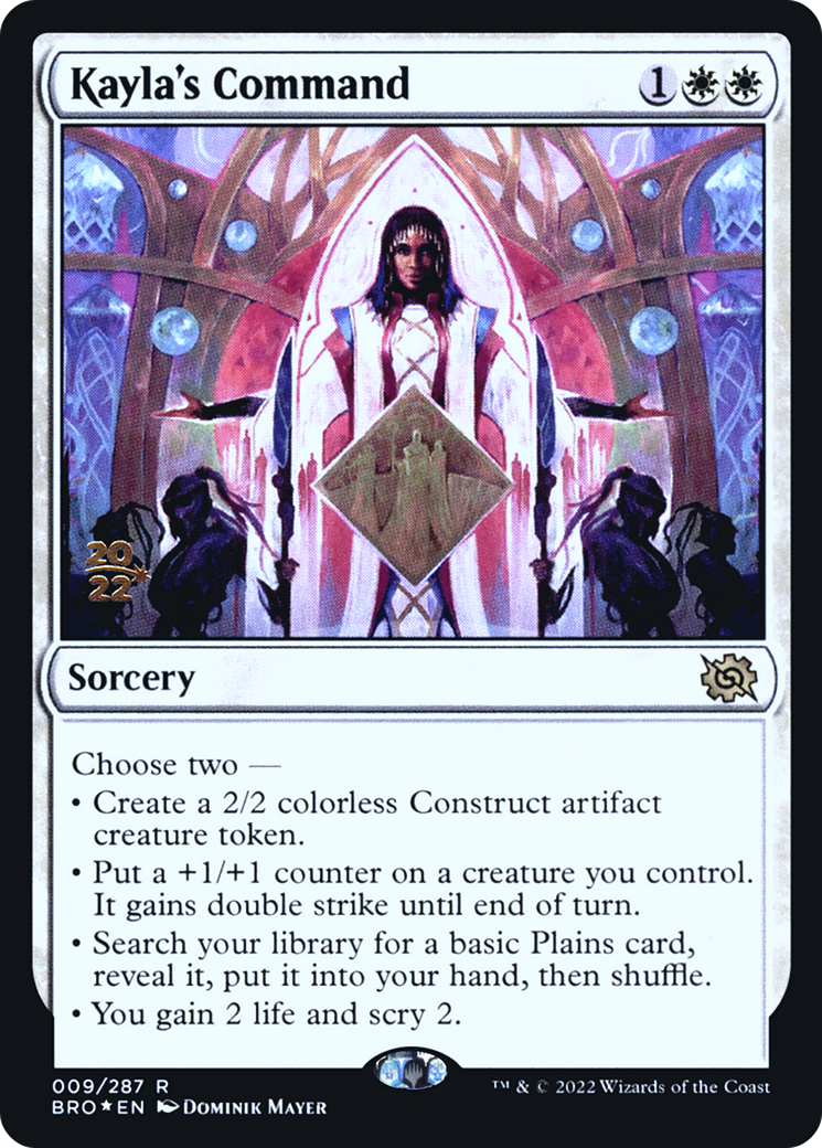 Kayla's Command [The Brothers' War: Prerelease Promos] | Grognard Games