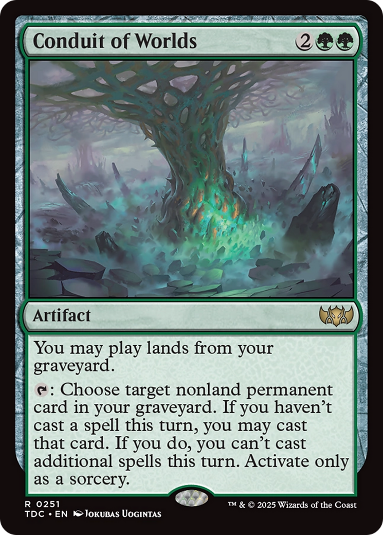 Conduit of Worlds [Tarkir: Dragonstorm Commander] | Grognard Games