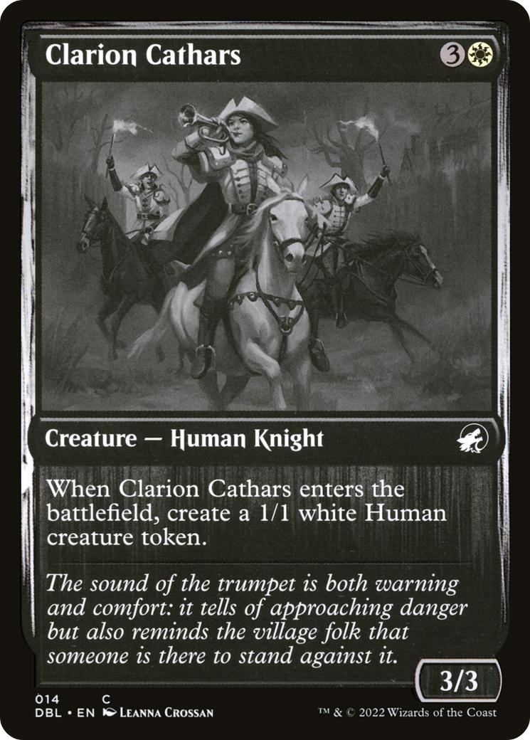 Clarion Cathars [Innistrad: Double Feature] | Grognard Games