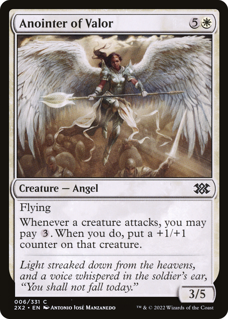 Anointer of Valor [Double Masters 2022] | Grognard Games
