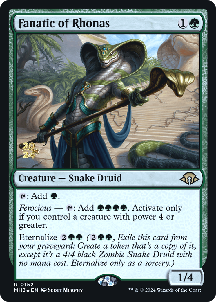 Fanatic of Rhonas [Modern Horizons 3 Prerelease Promos] | Grognard Games