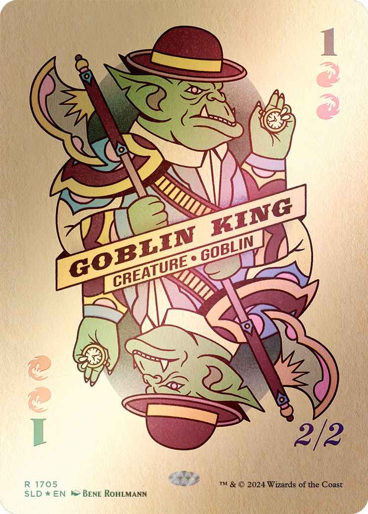 Goblin King (1705) (Rainbow Foil) [Secret Lair Drop Series] | Grognard Games