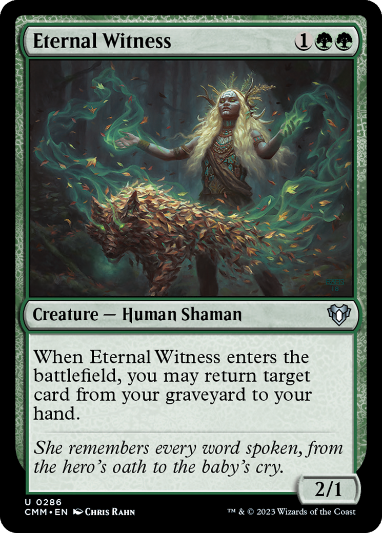 Eternal Witness [Commander Masters] | Grognard Games
