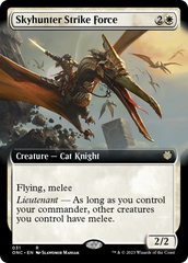 Skyhunter Strike Force (Extended Art) [Phyrexia: All Will Be One Commander] | Grognard Games