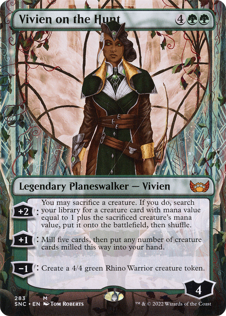Vivien on the Hunt (Borderless) [Streets of New Capenna] | Grognard Games