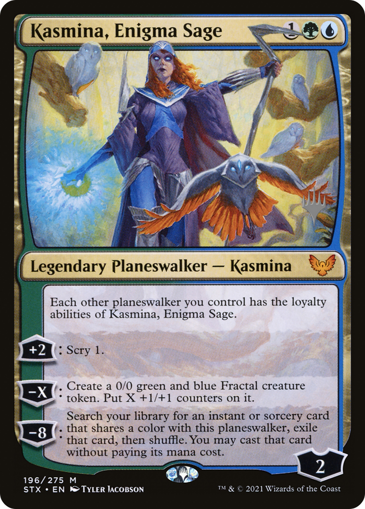 Kasmina, Enigma Sage (Promo Pack) [Strixhaven: School of Mages Promos] | Grognard Games