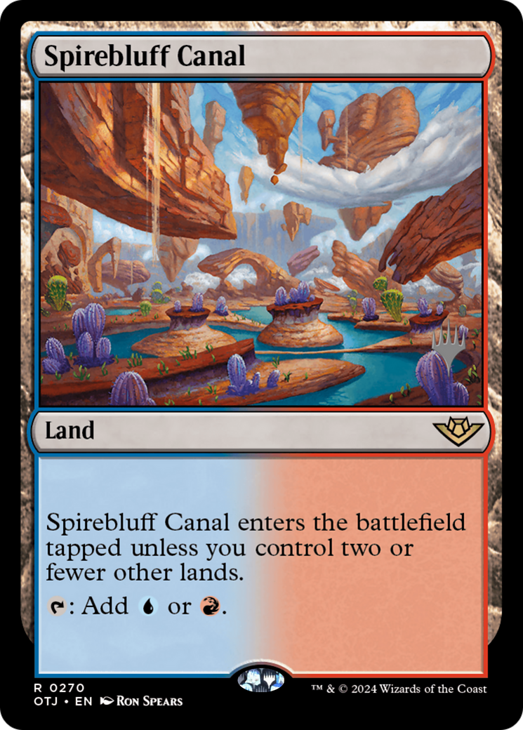 Spirebluff Canal (Promo Pack) [Outlaws of Thunder Junction Promos] | Grognard Games