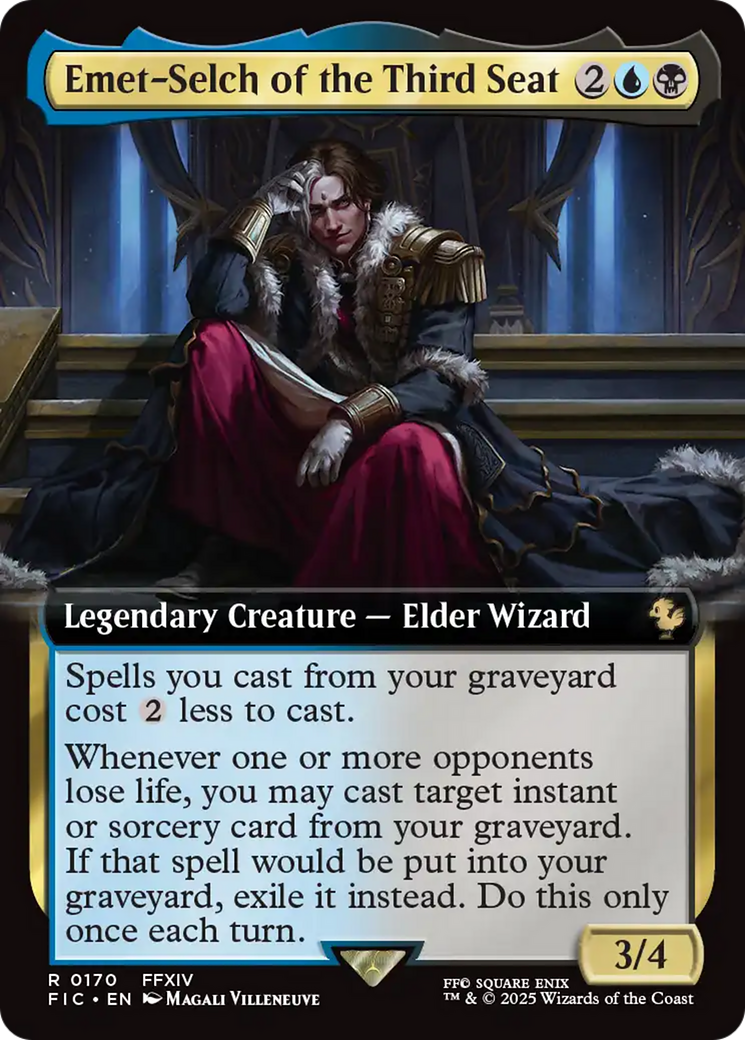 Emet-Selch of the Third Seat (Extended Art) [FINAL FANTASY Commander] | Grognard Games
