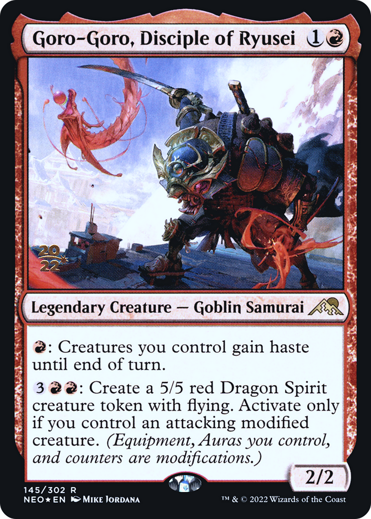 Goro-Goro, Disciple of Ryusei [Kamigawa: Neon Dynasty Prerelease Promos] | Grognard Games