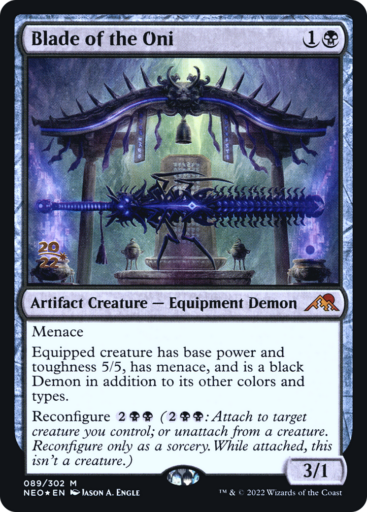 Blade of the Oni [Kamigawa: Neon Dynasty Prerelease Promos] | Grognard Games