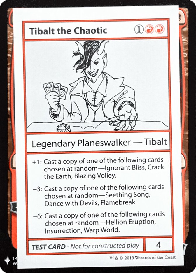 Tibalt the Chaotic [Mystery Booster Playtest Cards] | Grognard Games