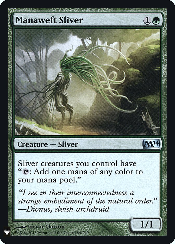 Manaweft Sliver [Mystery Booster] | Grognard Games