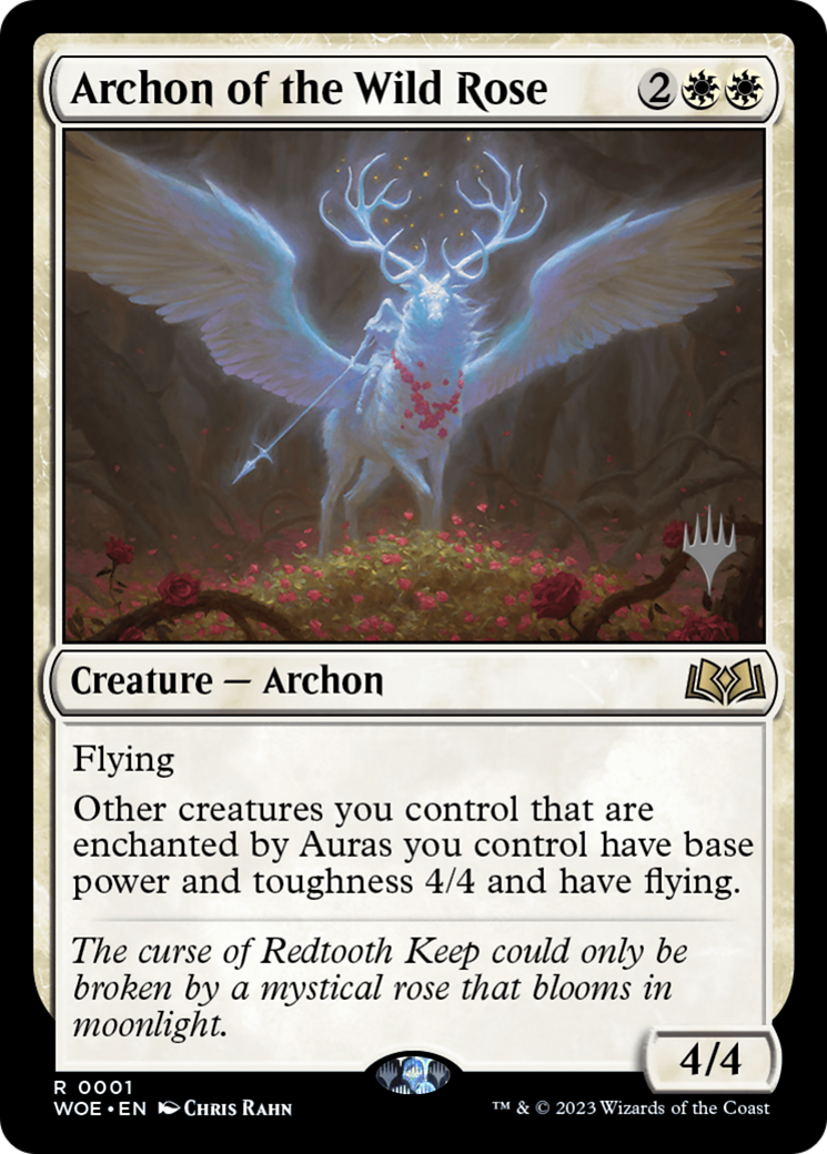 Archon of the Wild Rose (Promo Pack) [Wilds of Eldraine Promos] | Grognard Games