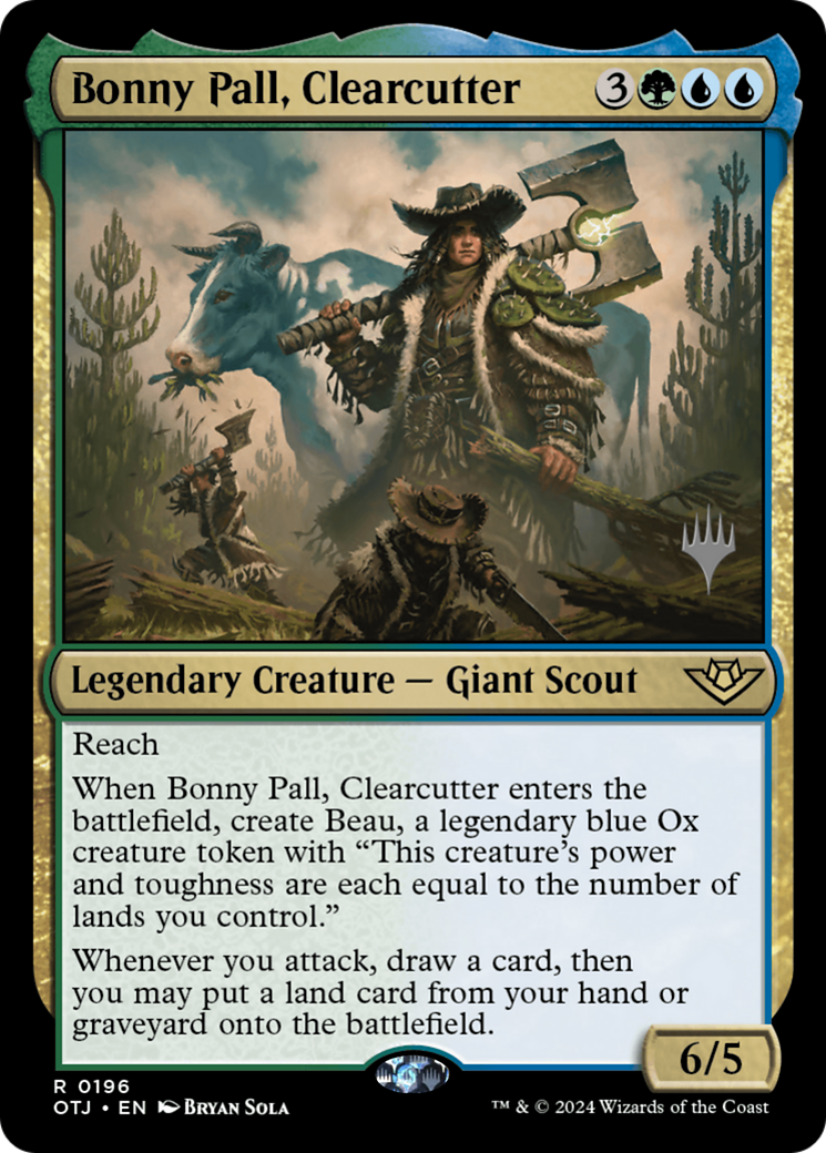 Bonny Pall, Clearcutter (Promo Pack) [Outlaws of Thunder Junction Promos] | Grognard Games