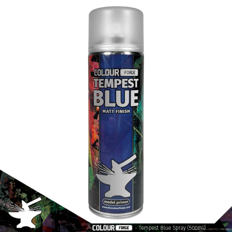 Colour Forge Spray: Tempest Blue (500ml) | Grognard Games