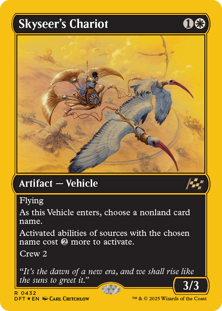 Skyseer's Chariot (First-Place Foil) [Aetherdrift] | Grognard Games