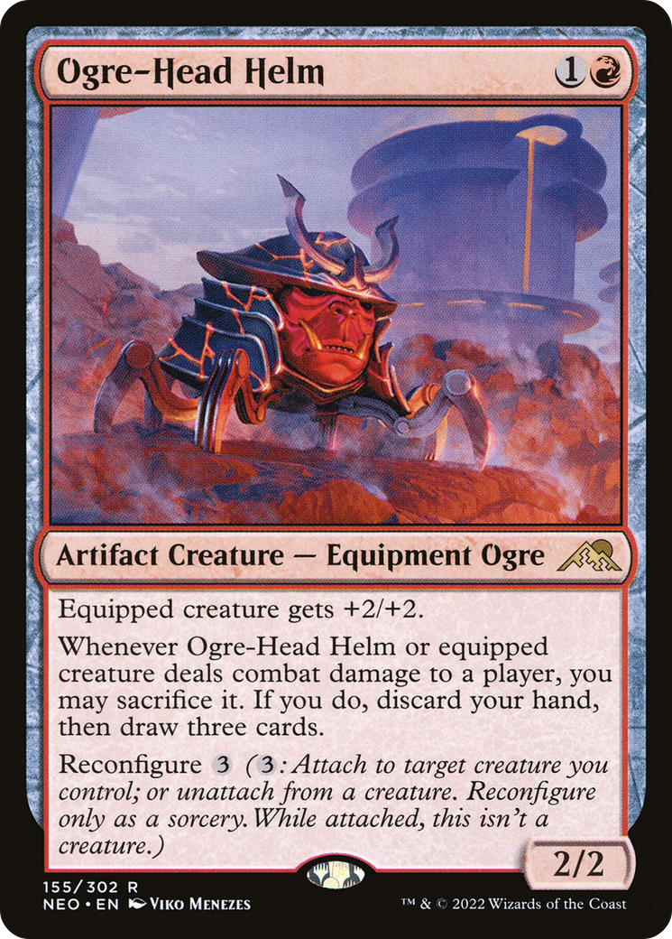 Ogre-Head Helm [Kamigawa: Neon Dynasty] | Grognard Games