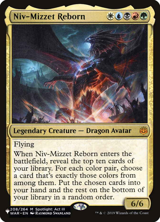 Niv-Mizzet Reborn [The List] | Grognard Games