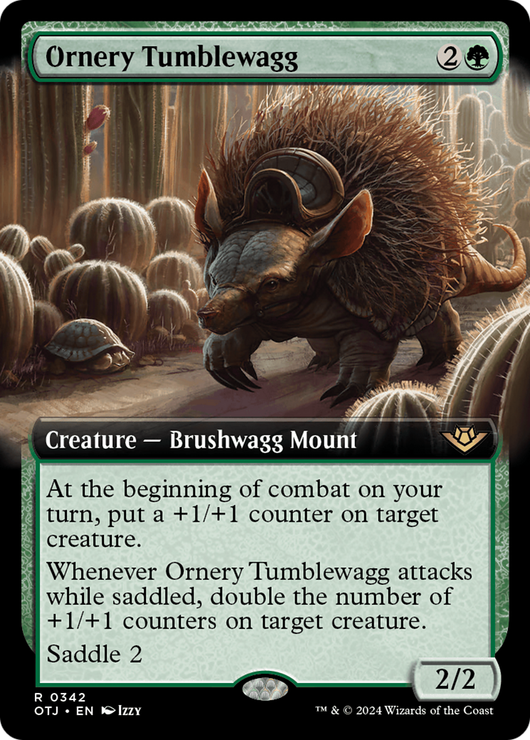 Ornery Tumblewagg (Extended Art) [Outlaws of Thunder Junction] | Grognard Games