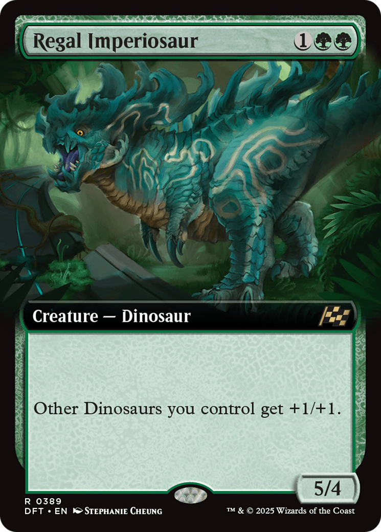 Regal Imperiosaur (Extended Art) [Aetherdrift] | Grognard Games
