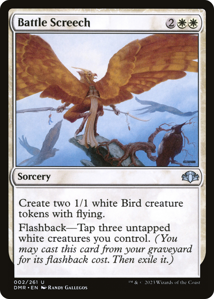 Battle Screech [Dominaria Remastered] | Grognard Games