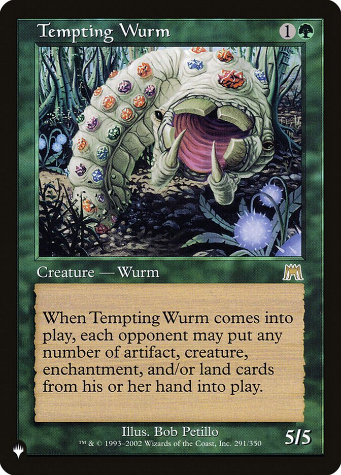 Tempting Wurm [The List] | Grognard Games