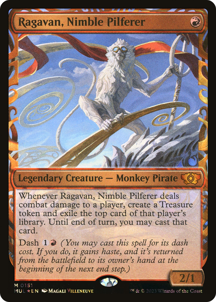 Ragavan, Nimble Pilferer (Halo Foil) [Multiverse Legends] | Grognard Games