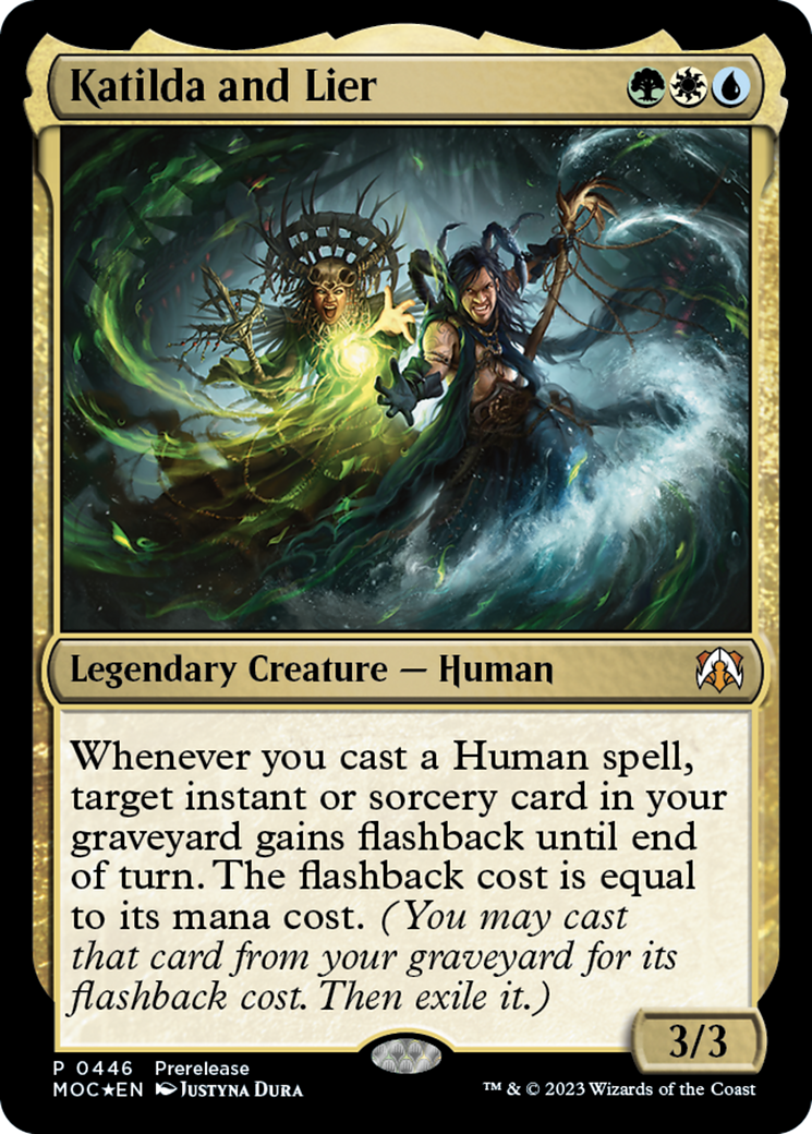 Katilda and Lier [March of the Machine Commander Prerelease Promos] | Grognard Games