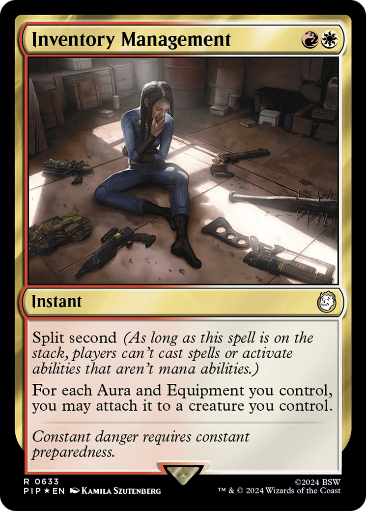 Inventory Management (Surge Foil) [Fallout] | Grognard Games