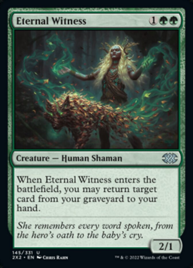 Eternal Witness [Double Masters 2022] | Grognard Games