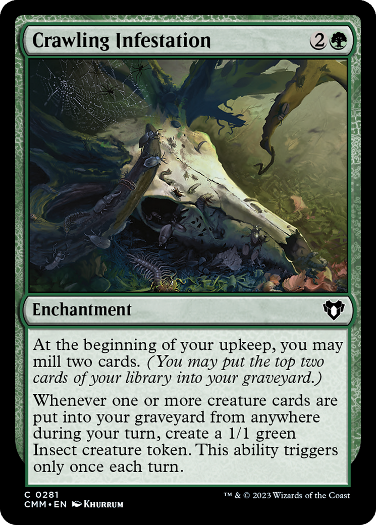Crawling Infestation [Commander Masters] | Grognard Games