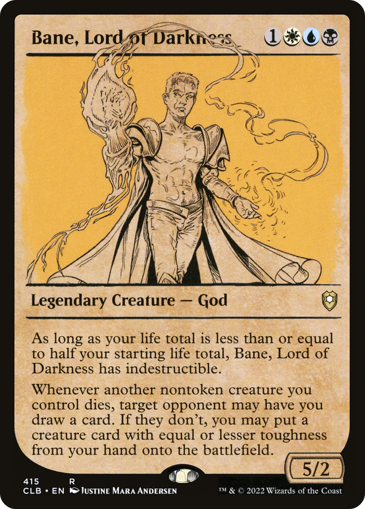 Bane, Lord of Darkness (Showcase) [Commander Legends: Battle for Baldur's Gate] | Grognard Games
