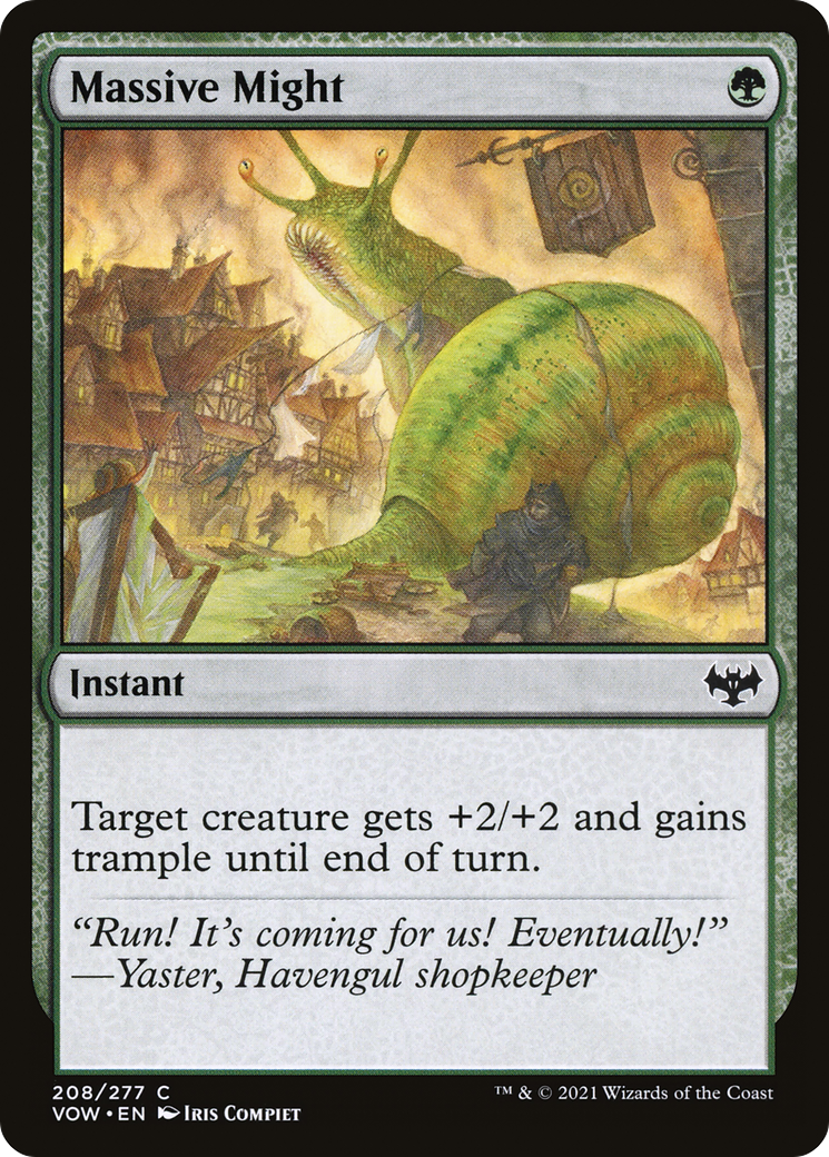 Massive Might [Innistrad: Crimson Vow] | Grognard Games