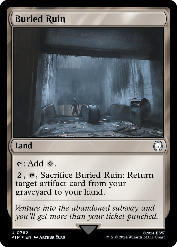 Buried Ruin (Surge Foil) [Fallout] | Grognard Games