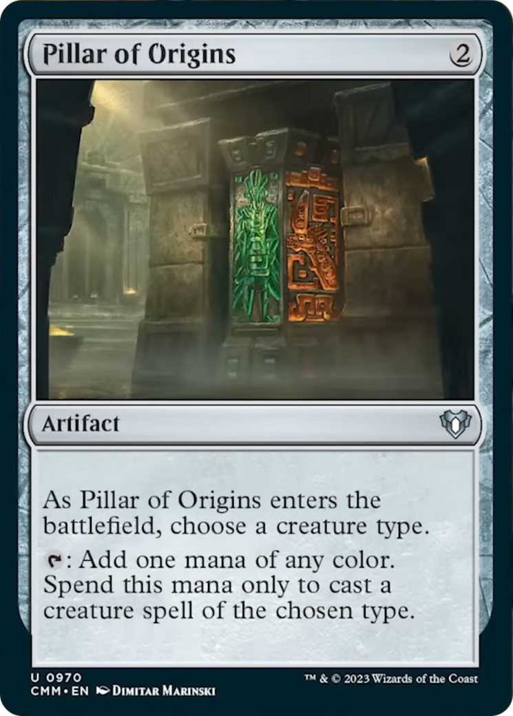 Pillar of Origins [Commander Masters] | Grognard Games