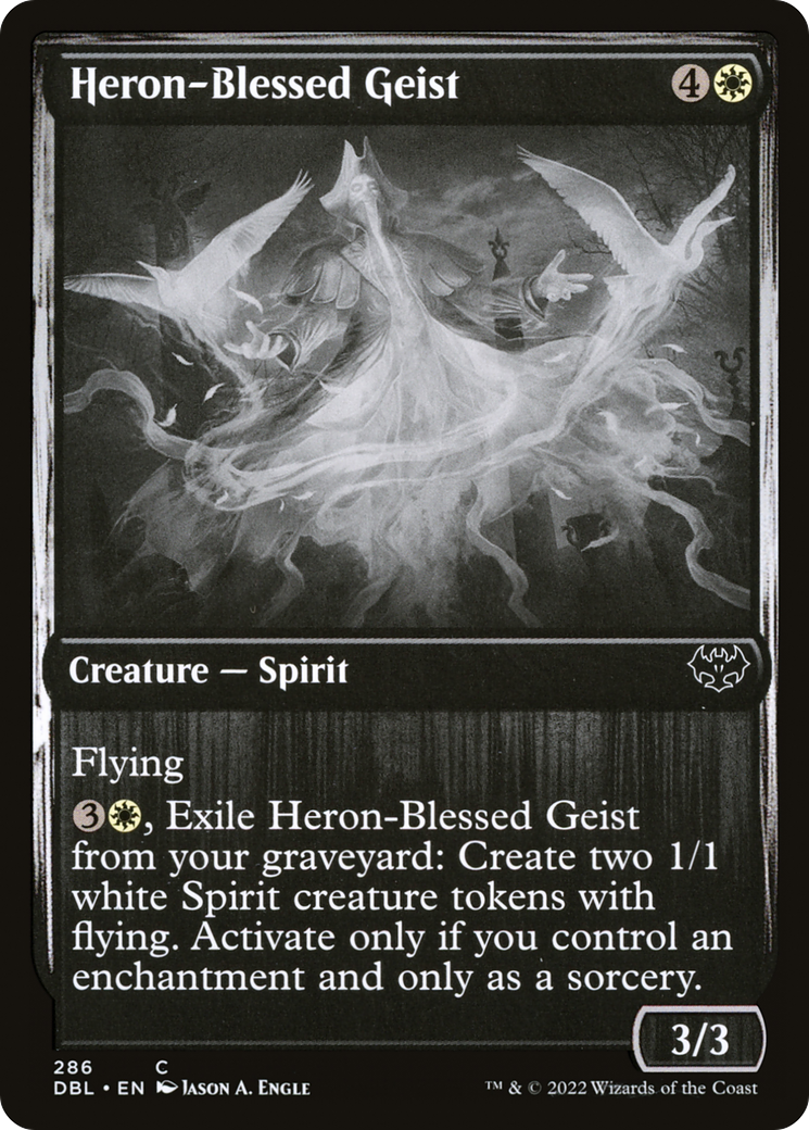 Heron-Blessed Geist [Innistrad: Double Feature] | Grognard Games