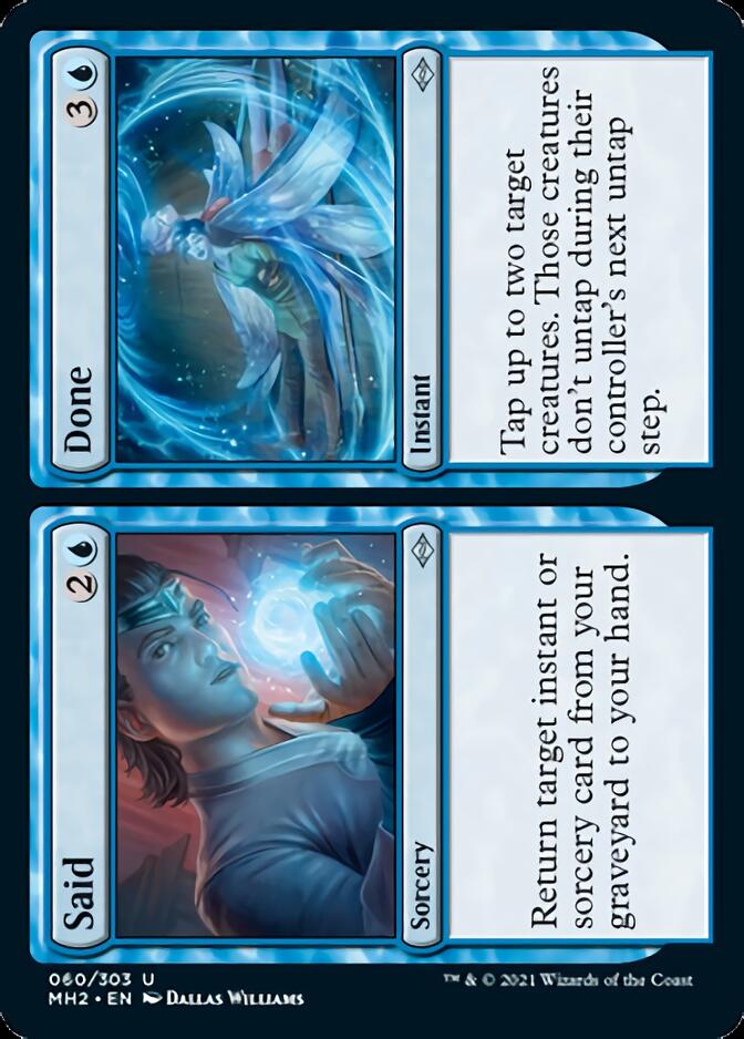 Said // Done [Modern Horizons 2] | Grognard Games