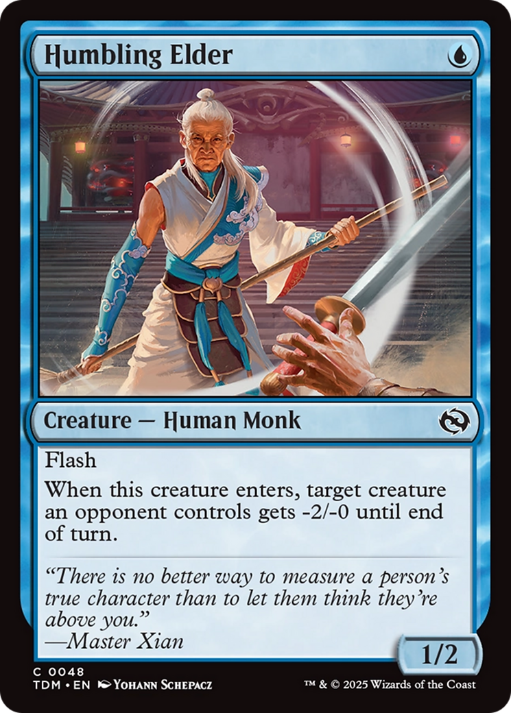 Humbling Elder [Tarkir: Dragonstorm] | Grognard Games