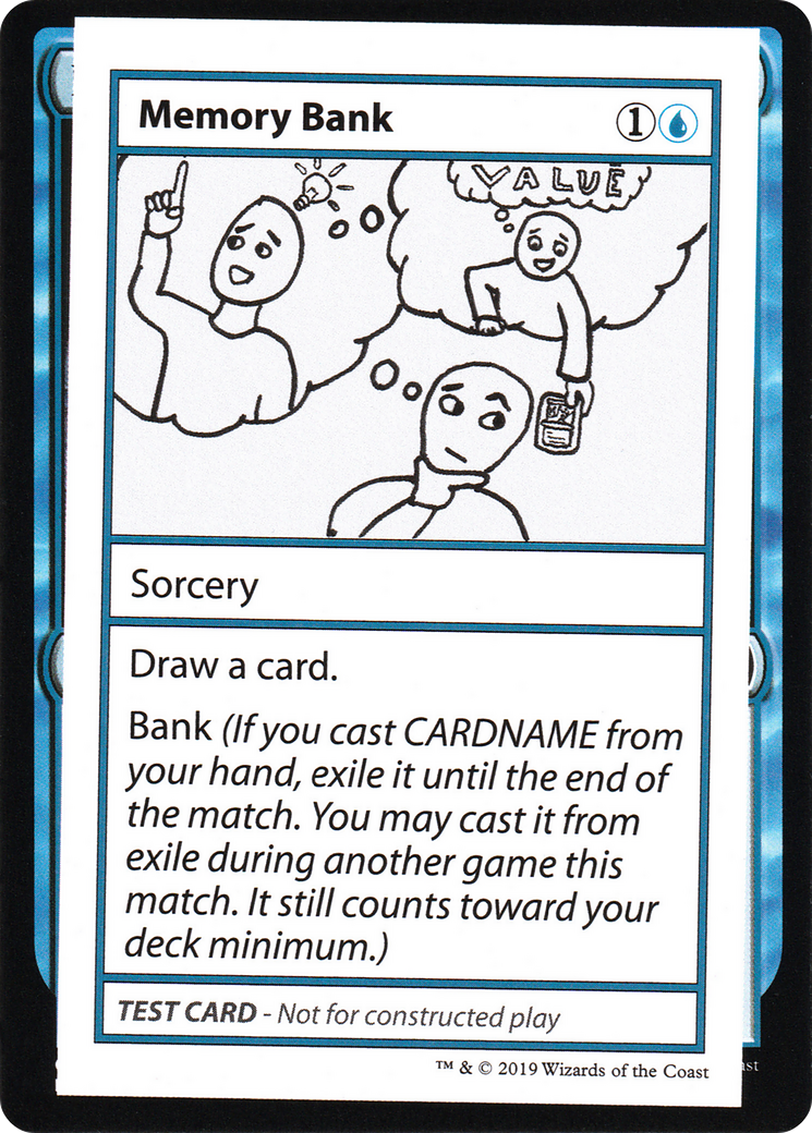 Memory Bank (2021 Edition) [Mystery Booster Playtest Cards] | Grognard Games